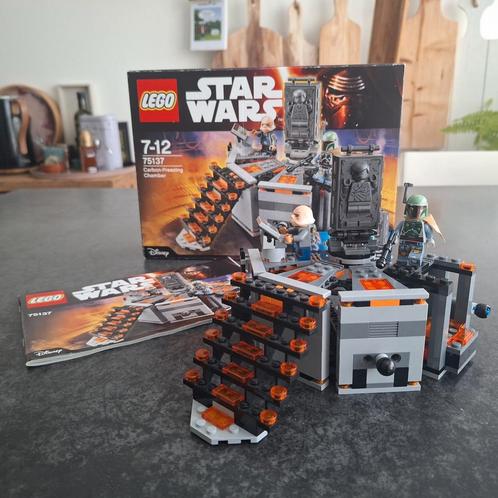 Lego Star wars 75137 Carbon Freezing, Kinderen en Baby's, Speelgoed | Duplo en Lego, Zo goed als nieuw, Lego, Complete set, Ophalen of Verzenden