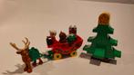 Duplo kerstman boom en slee, Kinderen en Baby's, Speelgoed | Duplo en Lego, Complete set, Duplo, Ophalen of Verzenden, Zo goed als nieuw