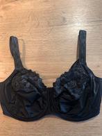 Louisa  Bracq 85F full cup zwart met zilver borduur, Verzenden, Zwart, BH, Louisa bracq