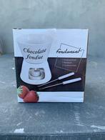 Nieuwe chocolade fondueset, Ophalen of Verzenden, Nieuw, Waxinelicht, Fondueset