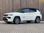 Jeep Compass 4xe 240 Plug-in Hybrid Electric S / Leder /, Auto's, Jeep, Automaat, Zwart, 4 cilinders, Wit