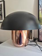 Kare mushroom paddestoel lamp zwart koper, Ophalen, Zo goed als nieuw, Metaal, Minder dan 50 cm