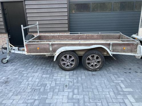 Tandemasser bakwagen aanhanger aanhangwagen, Auto diversen, Aanhangers en Bagagewagens, Gebruikt