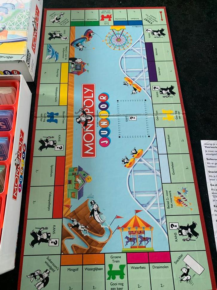 Monopoly Junior - Leuk familiespel!, Hobby en Vrije tijd, Gezelschapsspellen | Bordspellen, Gebruikt, Ophalen