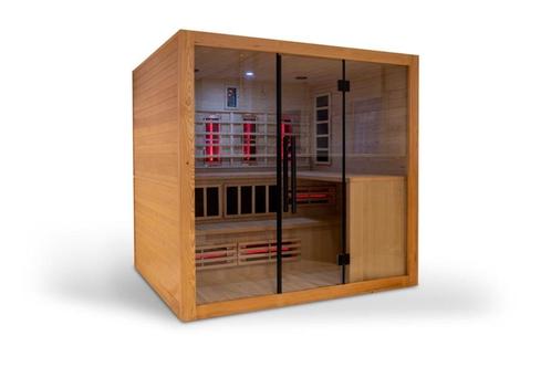 Sauna George Combi Infrarood en Finse sauna in één, Sport en Fitness, Sauna, Nieuw, Complete sauna, Fins of Traditioneel, Ophalen