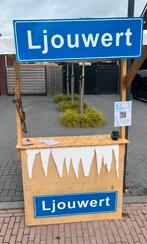Elfstedentocht versiering stempelposten en koek&zopie, Hobby en Vrije tijd, Feestartikelen, Ophalen, Zo goed als nieuw