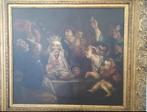De koning drinkt (naar Jacob Jordaens, 1593-1678)., Antiek en Kunst, Ophalen of Verzenden