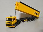Tekno Daf 95 aardappel trailer kieper Geel 1:50, Hobby en Vrije tijd, Modelauto's | 1:50, Ophalen of Verzenden, Zo goed als nieuw