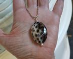 Tijger Schelp Ketting. Dubbelzijdige Hanger, Met hanger, Verzenden, Nieuw, Steen of Mineraal
