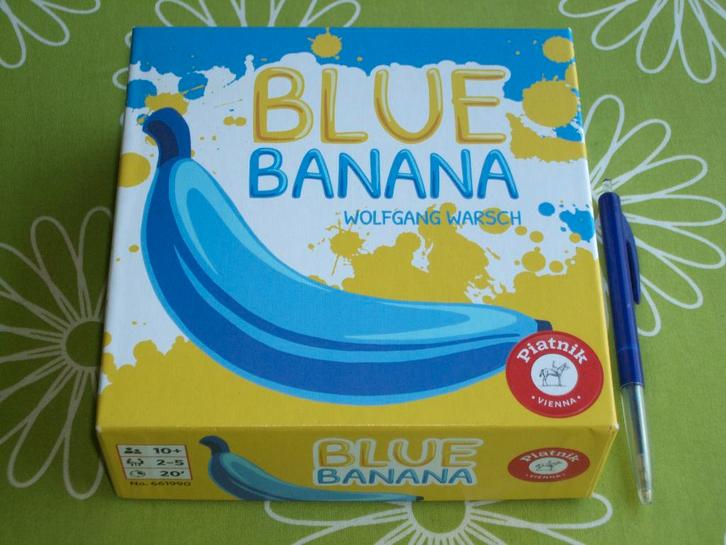 Blue banana - een creatief denk spel, Hobby en Vrije tijd, Gezelschapsspellen | Overige, Zo goed als nieuw, Een of twee spelers