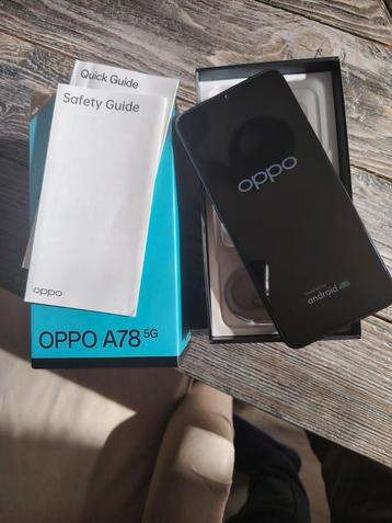 OPPO A78 5G zgan 4+4gb en 128gb uit te breiden met sdcard  beschikbaar voor biedingen