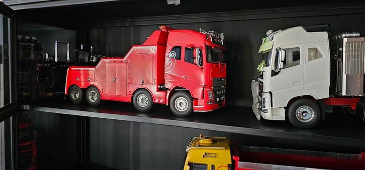 Tamiya Volvo FH16 Bergingswagen 8x4..., Hobby en Vrije tijd, Modelbouw | Radiografisch | Auto's, Gebruikt, Auto onroad, Elektro