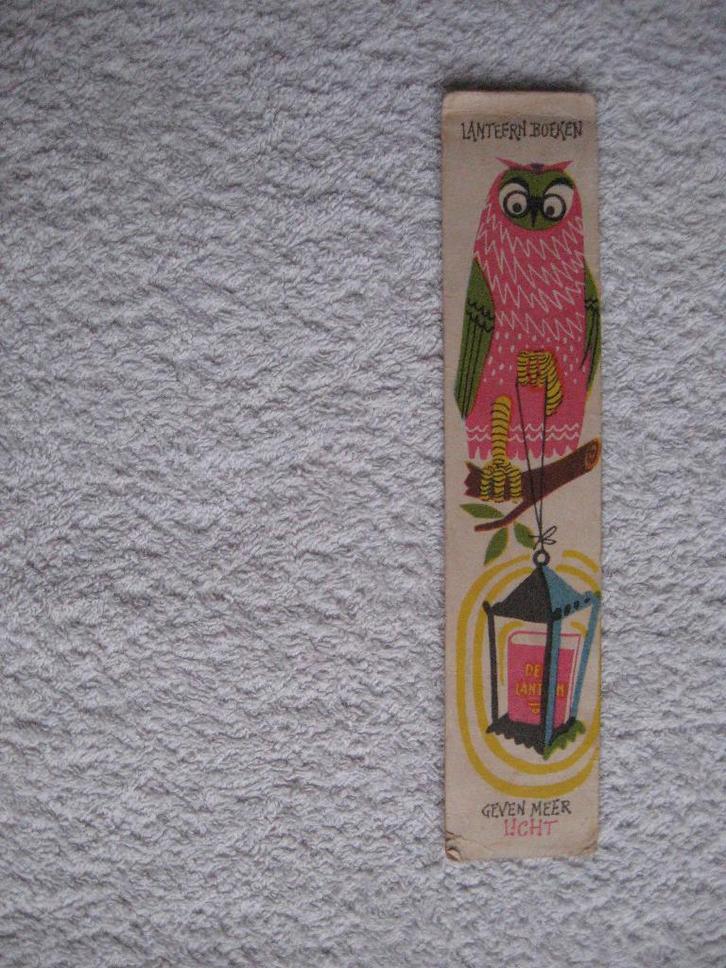 (erg oude bladwijzer) Lanteern Boeken Geven Meer Licht, Verzamelen, Boekenleggers, Gebruikt, Reclame, Verzenden