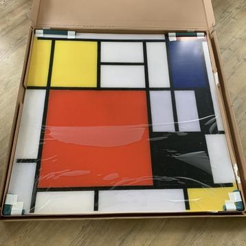 Plexiglas schilderij Mondriaan 120x120 cm beschikbaar voor biedingen