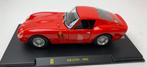 Jsn Atlas 1:24 Ferrari 250 GTO 1962 rood, 2 openingen, Hobby en Vrije tijd, Modelauto's | 1:24, Nieuw, Overige merken, Ophalen of Verzenden