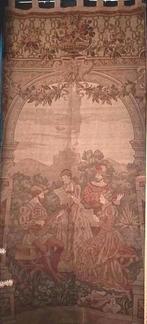 Groot 19thC Franse tapisserie,hangend wandkleed, wandtapijt,, Antiek en Kunst, Ophalen of Verzenden