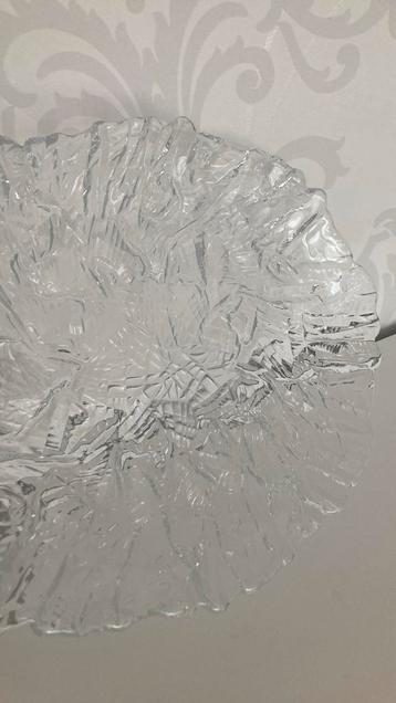 Vintage Walther glas serveer schaal tafelstuk beschikbaar voor biedingen