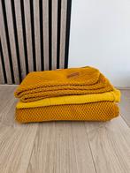 Baby's Only set oker: dekens en aankleedkussenhoes, Ophalen of Verzenden, Zo goed als nieuw, 100 cm of meer, Deken