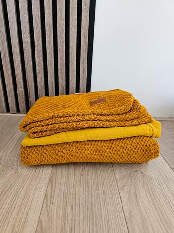 Baby's Only set oker: dekens en aankleedkussenhoes beschikbaar voor biedingen