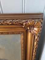 Olieverf schilderij in barokke lijst, Antiek en Kunst, Kunst | Schilderijen | Klassiek, Ophalen of Verzenden