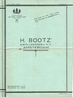 Amsterdam-Prijscourant- H. BOOTZ -Distilleerderij 3 Flesjes, Verzamelen, Gebruikt, Verzenden