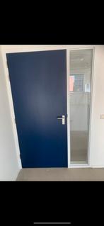 Binnendeur met kozijn en zijlicht, Ophalen, Zo goed als nieuw, Binnendeur, 200 tot 215 cm
