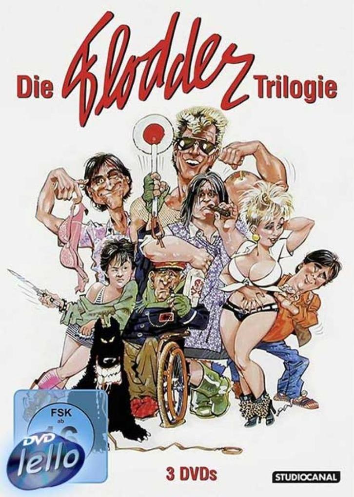 DVD: Flodder Trilogy (1986-95 Nelly Frijda, Huub Stapel), Cd's en Dvd's, Dvd's | Nederlandstalig, Nieuw in verpakking, Tv fictie