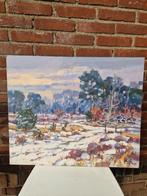 Jos leurs " winter " op paneel, Antiek en Kunst, Ophalen of Verzenden