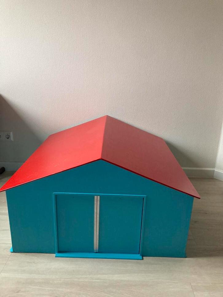 Grote houten (bruder) schuur houten boerderij, Kinderen en Baby's, Speelgoed | Houten speelgoed, Gebruikt, Overige typen, Ophalen