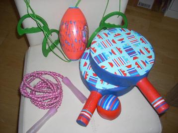 3x AKTIEspeelgoed wv 1Springtouw 2 Rackets m bal Oph of verz beschikbaar voor biedingen
