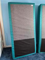 GRATIS 2 schone matrassen met groene hoes 190x90x18, Ophalen, Gebruikt, 90 cm, Tweepersoons