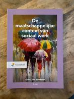 De maatschappelijke context van sociaal werk, Boeken, Ophalen of Verzenden, Galina van der Weert, Zo goed als nieuw