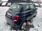 Fiat 500 1.0 Hybrid Lounge *carplay *cruise *blauw 10.250 km, Voorwielaandrijving, Gebruikt, Zwart, Leder en Stof