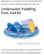 Playtive underwater paddling pool, Ophalen of Verzenden, Nieuw, Minder dan 200 cm, Minder dan 80 cm