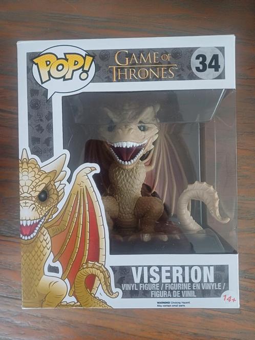 Funko Pop: Viserion 34, Game of Thrones 6 inch, Verzamelen, Poppetjes en Figuurtjes, Ophalen of Verzenden