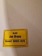 4620 Sticker Glas Jan Brans, Ophalen of Verzenden, Zo goed als nieuw