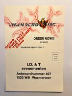 Bestelkaart voor allereerste Thunderdome cd 1993 gabber, Ophalen of Verzenden, Zo goed als nieuw