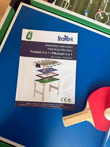 4 nieuwe kinder tafel spellen-in-een te koop! beschikbaar voor biedingen