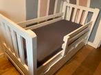 Rockwood Peuterbed Tim (wit) met lades + matras & beddengoed, Ophalen, Gebruikt, 70 tot 85 cm, 140 tot 160 cm