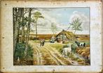 Graanmolen, opengewerkte tekening, Ophalen, Geschiedenis