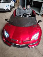 Lamborghini Aventador kinderauto 2 zits elektrisch, Zo goed als nieuw, Ophalen