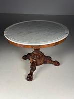 Franse Center Table 19e eeuw wit marmer, Ophalen