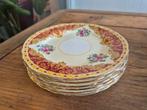 Set 6x Engels Aynsley Gebaksbordje 16 cm, Verzenden