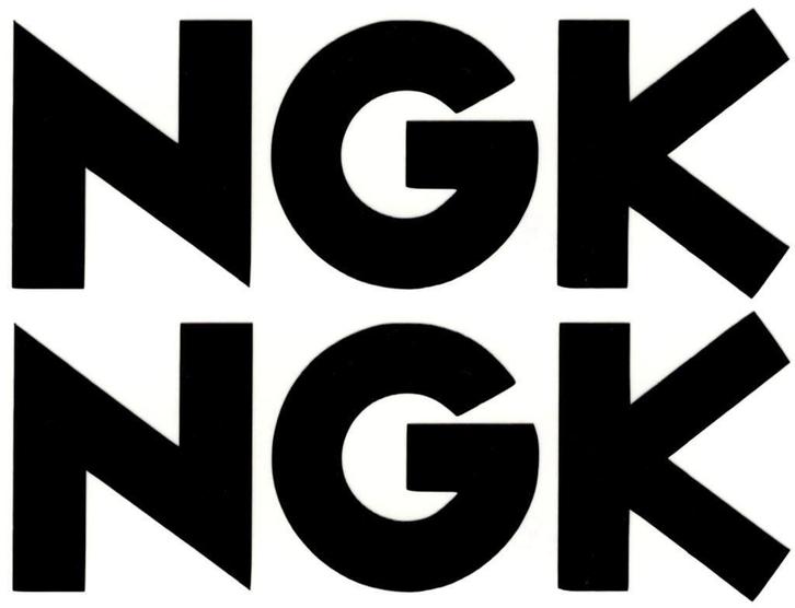 NGK sticker set #9, Motoren, Accessoires | Stickers, Ophalen of Verzenden