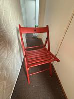 Terje rood stoel IKEA, Huis en Inrichting, Stoelen, Ophalen, Zo goed als nieuw, Eén, Rood