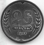25  cent  1941  Nederland. km. 174, Postzegels en Munten, Munten | Nederland, Verzenden, Koningin Wilhelmina, 25 cent, Losse munt
