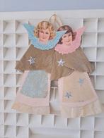 Brocante  antieke  Crêpe Engelen!, Ophalen of Verzenden