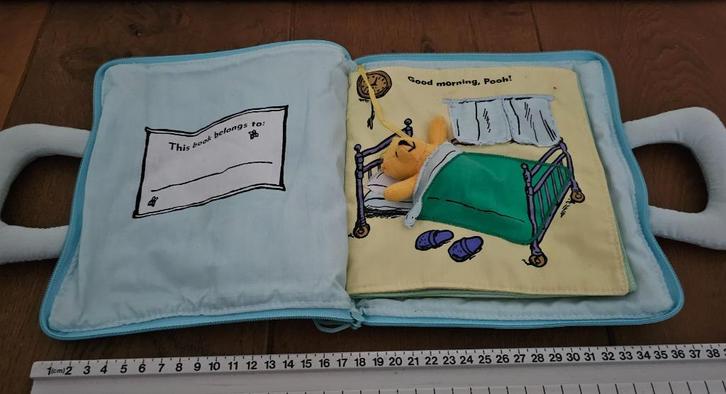 Winnie de Pooh soft storybook- zeldzaam- netjes, Verzamelen, Disney, Zo goed als nieuw, Overige typen, Winnie de Poeh of vrienden