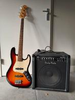 Basgitaar Set Harley Benton -basgitaar, versterker & tas, Muziek en Instrumenten, Versterkers | Bas en Gitaar, Ophalen, Gebruikt