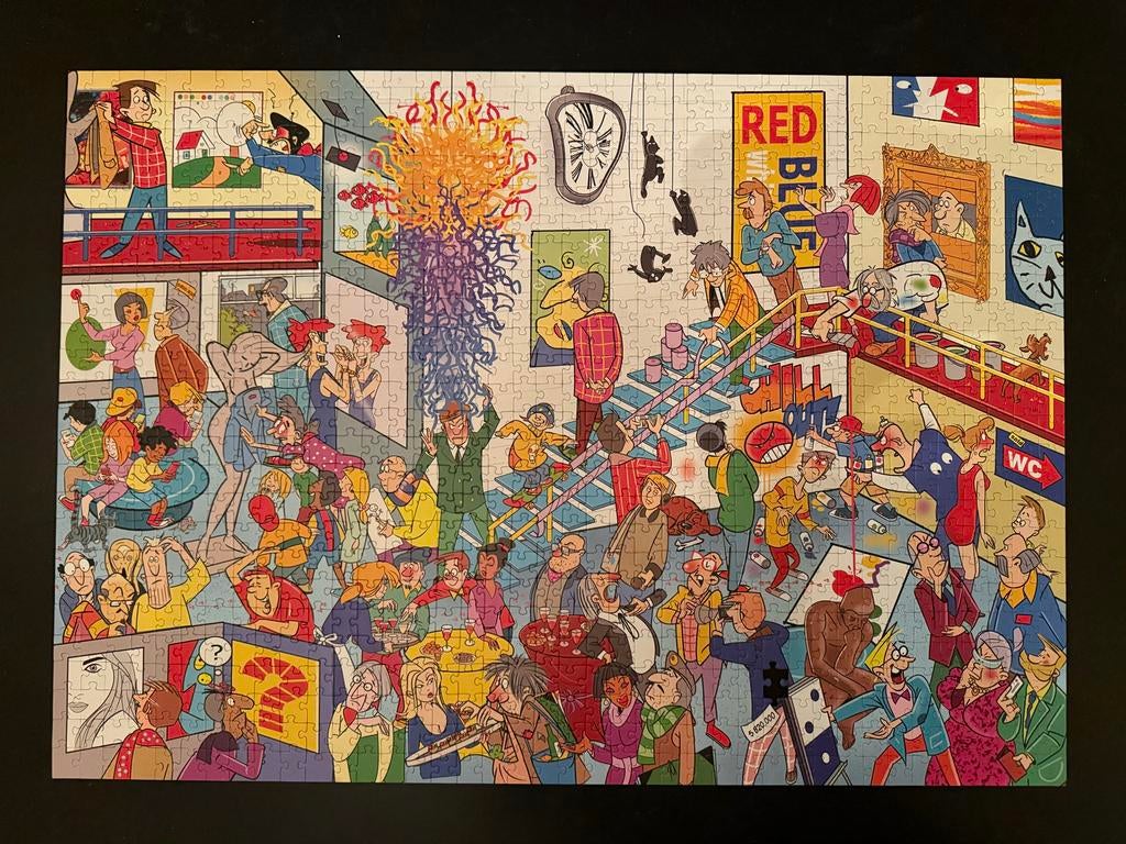 That's Life Galerie Legpuzzel - 1000 stukjes, Ophalen of Verzenden, 500 t/m 1500 stukjes, Zo goed als nieuw, Legpuzzel